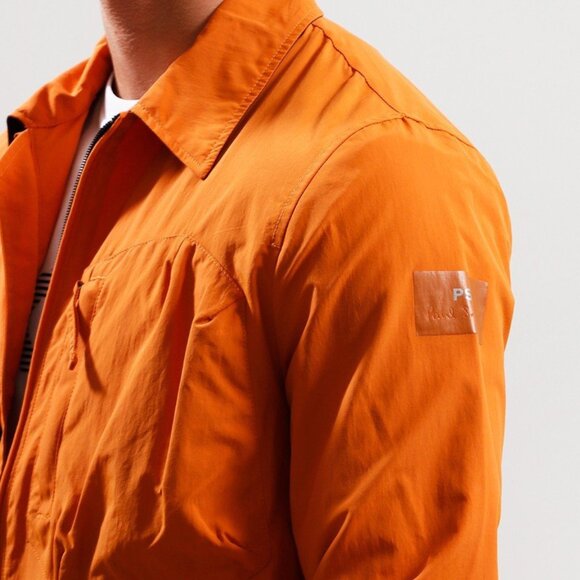 PAUL SMITH Orange Zip Jacket XXL NWT - Picture 3 of 6
